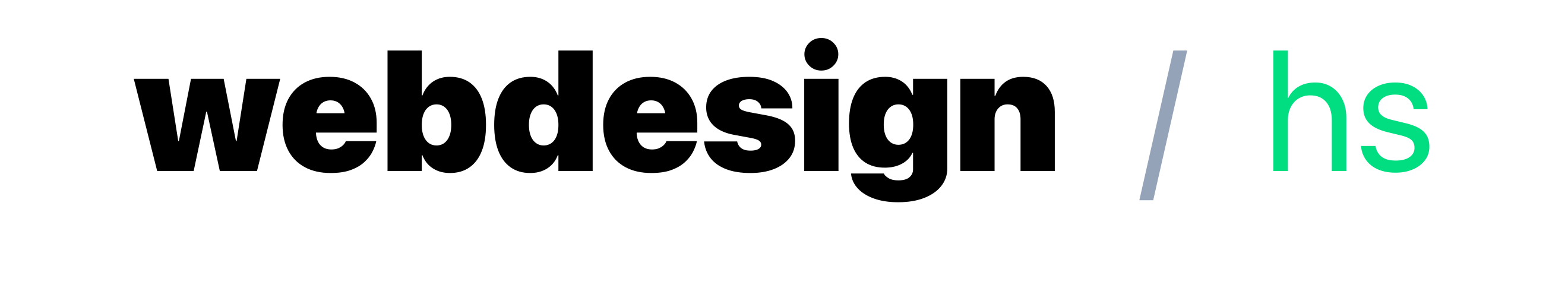 Webdesign HS